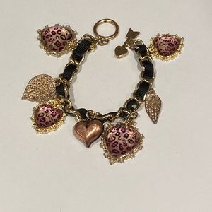 Betsey Johnson - Cheetah Heart Bracelet
